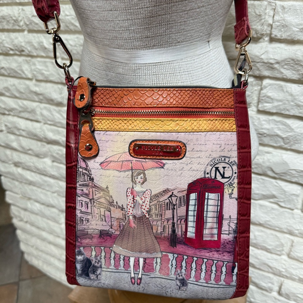 Nicole Lee London Telephone Booth Crossbody bag